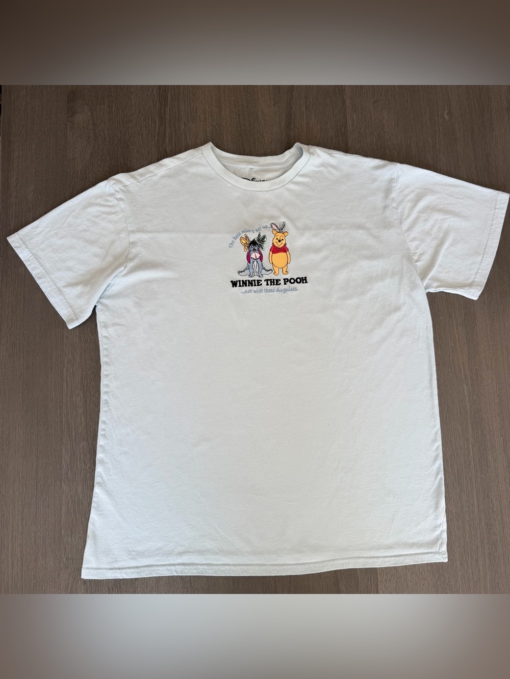 Disney BoxLunch Winnie the Pooh Eeyore Embroidered Tee L